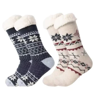 Thermal Winter Warm Anti slip Socks Fuzzy Slipper Floor Socks Knit Sherpa Fleece Lined Fluffy Socks