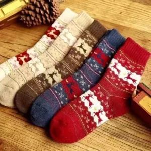 Thick Crew Mens Wool Socks Winter Cashmere Socks Men Merino Wool Warm Socks Unisex