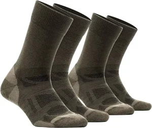 Thick Hiking Socks Merino Wool Unisex Breathable Crew Children Youth Winter Knitted Nylon Anti Slip Quick Bottom