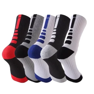 Thick Protective Sport Cushion Elite Compression Athletic Socks Custom Basketball Socks