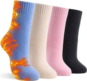 Thick Thermal Sock for Women Cold Weather Men Warm Soft Cozy Womens Crew Winter Socks With Gifts Box
