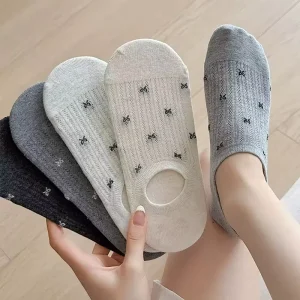 Thin Breathable Spring Summer Women Girls No Show Invisible Socks