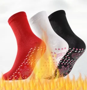 Tourmaline Self heating Winter Warm Thermal Health Care Socks Slimming Health Short Sock Magnetic Therapy Sock