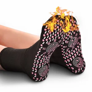 Tourmaline Thermal Circulation Acupressure Self Heating Shaping Socks