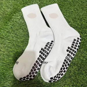 Trending Products New Arrivals Custom Non Slip Soccer Socks Anti Slip Football Socks Sports Knitted White Crew Grip Socks