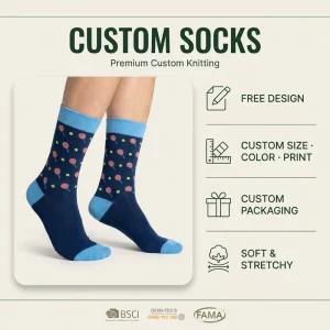 Trendy Men Casual Socks Tennis Sports Jacquard Socks Men Breathable Men Socks for Workout Team Sports