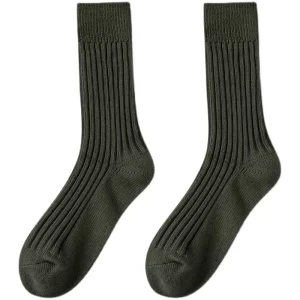 Trendy Men’s Fluorescent Mid Calf Socks for Sports Streetwear