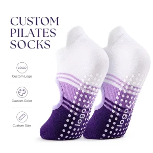Tri Color Block Patchwork Non Slip Grip Breathable Soft Low Cut Women Fitness Custom Logo Yoga Pilates Socks