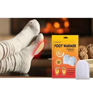 U Shaped Foot Warmer Patch Plus Self-Heating Adhesive Pads for Shoes Reusable Long Lasting Heat for Cold Feet in Winter