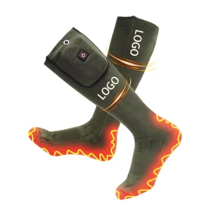 USB Electric Heated Leg Warmers for Men Women Casual Thick Winter Thermal Rechargeable Bottom Body Cuff