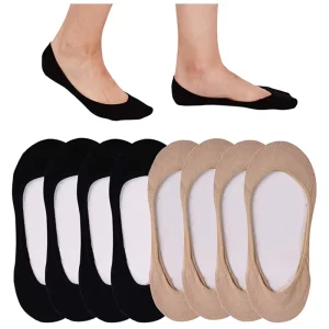 Ultra Low Cut Invisible Liner Socks With Non Slip Heel Grips Dress Shoes No Show Socks Women Summer