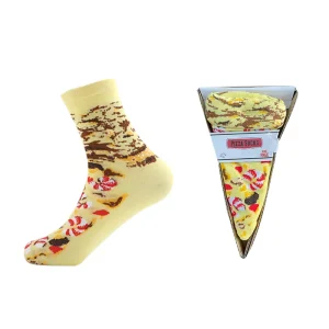 Unique Design Ladies Pizza Crew Cute Socks Novelty Socks Lady Fashion Socks for Men