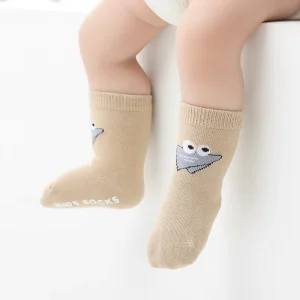 Unisex 0 3 Months Children Socks Anti slip Toddler Breathable 3d Cartoon Kids Baby Cotton Foot Tube Socks Young Girls Tube Socks