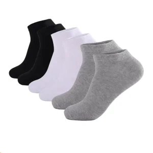Unisex Athletic Cotton Ankle Socks With Sports Tab for Running Gym Training Casual Wear for Men & Women