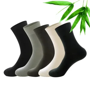 Unisex Bamboo Fibre Socks Short Underwear with Anti-Bacterial Feature Bottom Logo Minimum Order 5 Pairs Letter Pattern