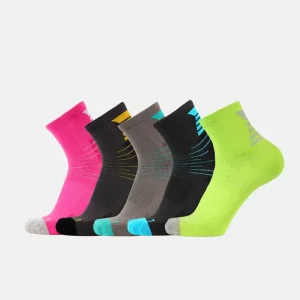 Unisex Coolmax Ankle Running Socks with Custom Logo Anti Slip and Anti Bacteria Sports Socks Knitted Sweat Resistant Features