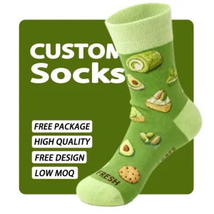 Unisex Custom HighEnd Socks with Fun Designs and Sweat Absorption
