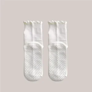 Unisex High Quality Knitted Yoga Socks with Digital Print Custom Logo Anti-Slip Grip Design for Winter Sports