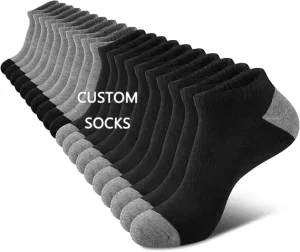 Unisex Knitted Spring Ankle Crew Compression Anti Bacterial Sports Socks
