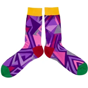 Unisex Men’s Casual Crew Socks Breathable Cotton Colorful Geometric Abstract Fancy Graphic Novelty Ethnic African Print Spring