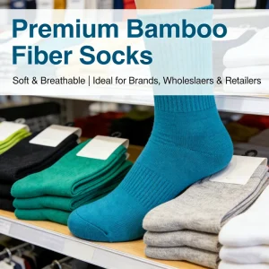 Unisex Sport Organic Bamboo Socks Compression Bamboo Socks for Running Athletic Crew Bamboo Fiber Sock