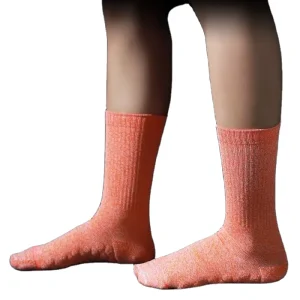 Unisex Terry Cushioned Athletic Crew Socks Colorful Breathable Moisture Wicking Spring Knitted for Running Gym Streetwear