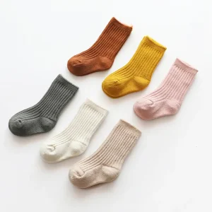 WZ-94 Baby Organic Cotton Unisex Socks Can Custom Loose Socks