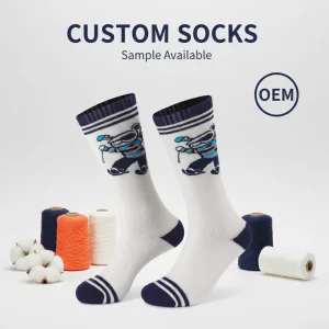 Warm Winter Children’s Socks Crew Standard Knitted Moisture Wicking Breathable Cuff Outdoor Sports Cotton Blend