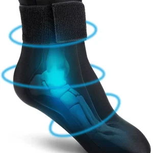 Whole Wrap Reusable Custom Therapy Hot cold Foot Sock Breathable Microwave Ice heat Pack for Feet Massage