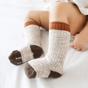Winter Children Thick Wool Socks Warm Wool Kids Socks Baby Girls Boys Solid Anti slip Floor Socks