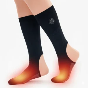 Winter Cold Proof Warm Non slip Elastic Soft Electric Thermal Heated Socks Covers