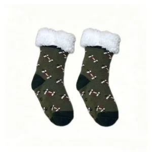 Winter Comfortable Anti Slip Knitted Penguin Socks for Kids Polka Dot