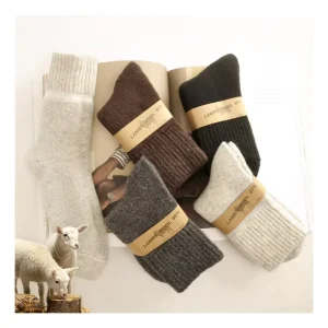 Winter Heavy Soft Cozy Hiking Wool Cashmere Thermal Warm Super Thick Men Socks