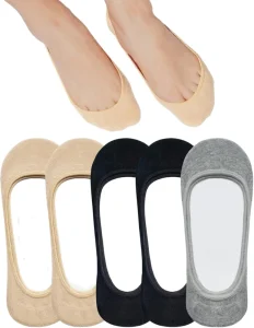 Winter Knitted No Show Socks Women for Flats Multicolor Non Slip Invisible Ultra Low Cut Shoe Free Size