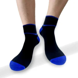Winter Men’s Terry Cushion Anti Bacterial Casual Sports Socks Two Tone Arch Support Ankle
