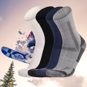 Winter Outdoor Skating Thermal Thick Merino Socks Men Women Warm Hiking Ski Socks Wool