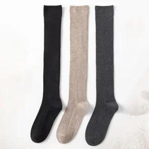 Winter Over the Knee High Long Socks Warm High Quality Wool Thigh Socks for Women