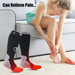 Winter Snow Thermal Heating Footwear Battery Powered Warm Gear Outdoor Activity Long Runtime Heated Socks