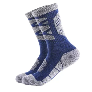 Winter Terry Spot Knitted Socks Custom Double sided Vamp Non slip Made Men’s Crew Football Sports Grip Slipper Socks