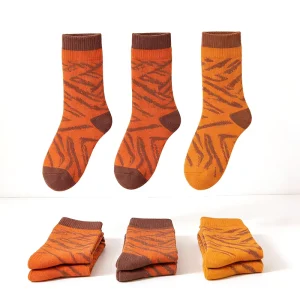 Winter Thermal Cotton 10A Antibacterial Casual Socks High Elasticity Non Slip Design Body Logo