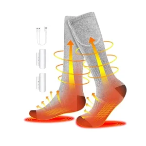 Winter Thermal Electric Heated Socks Breathable Casual Rechargeable Ski USB Socks with Body Logo