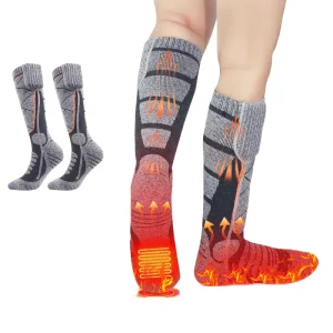 Winter Thick Crew Warm Ski Socks for Men & Women Towel Like Sweat Absorbent Spandex Nylon Cotton