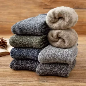 Winter Thick Terry Thermal Woolen Socks Men Heavyweight Warm Wool Heavy Duty Socks