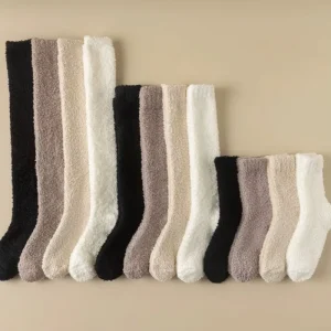 Winter Thick Thermal Fuzzy Socks Cozy Soft Long Fluffy Socks for Women