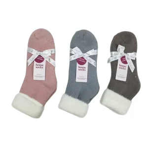 Winter Thickened Warm Fluffy Fuzzy Knitted Eco Friendly Sock Kids Girls Comfortable Soft Casual Custom Thermal Crew Sock Logo