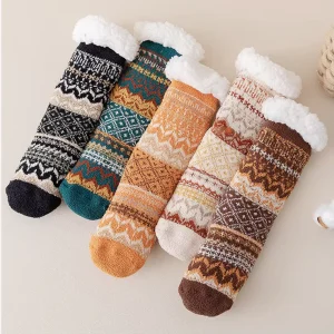 Winter Warm Socks Custom Socks Cute Animal Design E Ultra Soft Thermal Socks for Winter
