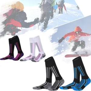 Winter Warm Sports Outdoor Fleece Ski Socks for Family