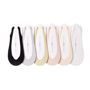Women 6 Pairs No Show Socks Non Slip Invisible Socks Ultra Low Cut Liner Socks for Sneakers Pumps High heel Shoe