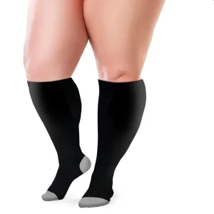 Women Men Unisex Graduated Knee High Support Viscose Veins Medical Nursing Plus Size Bamboo Compression Socks