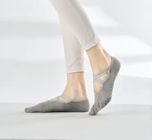 Women Mesh Ankle Socks Non Slip Sports Yoga Five Toes Fitness Dance Pilates Breathable Summer